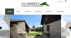 Desktop Screenshot of landecy.fr